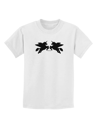 Unicorn Pegasus Design Childrens T-Shirt by TooLoud-Childrens T-Shirt-TooLoud-White-X-Small-Davson Sales