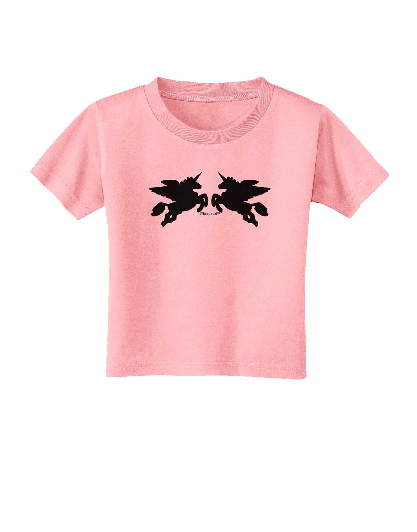 Unicorn Pegasus Design Toddler T-Shirt by TooLoud-Toddler T-Shirt-TooLoud-Candy-Pink-2T-Davson Sales
