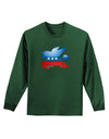 Unicorn Political Symbol Adult Long Sleeve Dark T-Shirt-TooLoud-Dark-Green-Small-Davson Sales