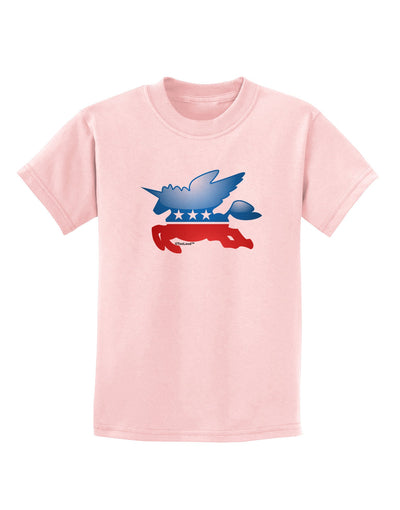 Unicorn Political Symbol Childrens T-Shirt-Childrens T-Shirt-TooLoud-PalePink-X-Small-Davson Sales