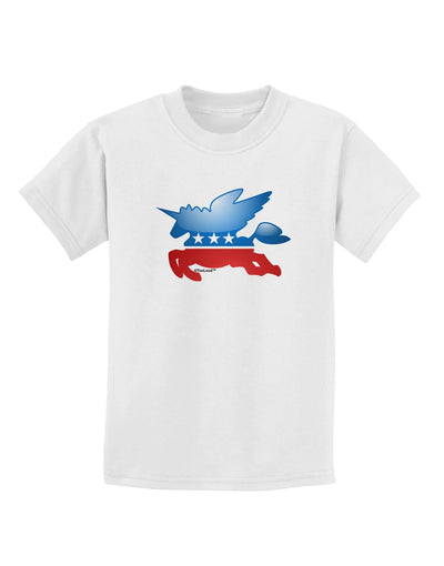 Unicorn Political Symbol Childrens T-Shirt-Childrens T-Shirt-TooLoud-White-X-Small-Davson Sales
