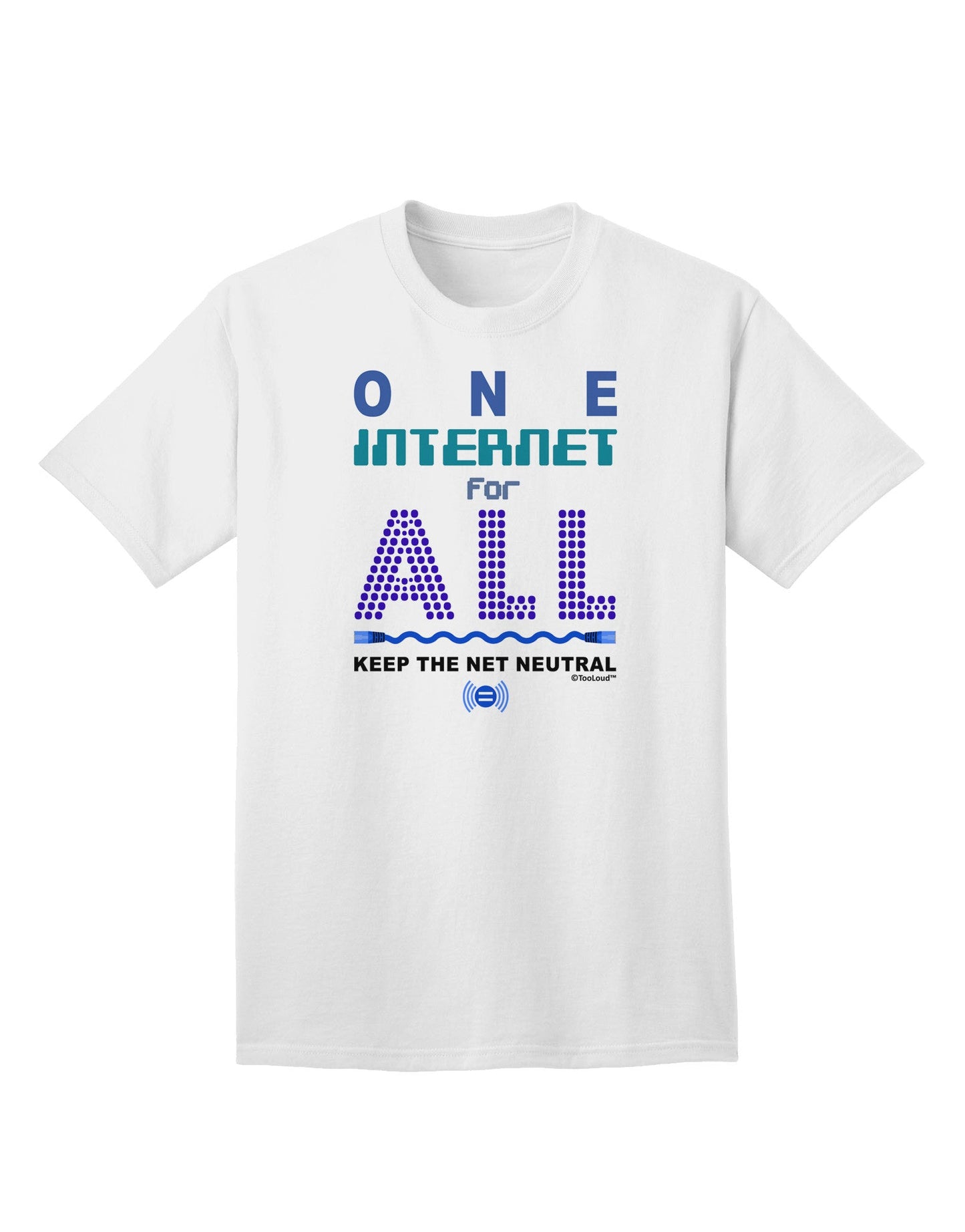 Unified Internet: Upholding Net Neutrality - Adult T-Shirt Collection-Mens T-shirts-TooLoud-White-Small-Davson Sales