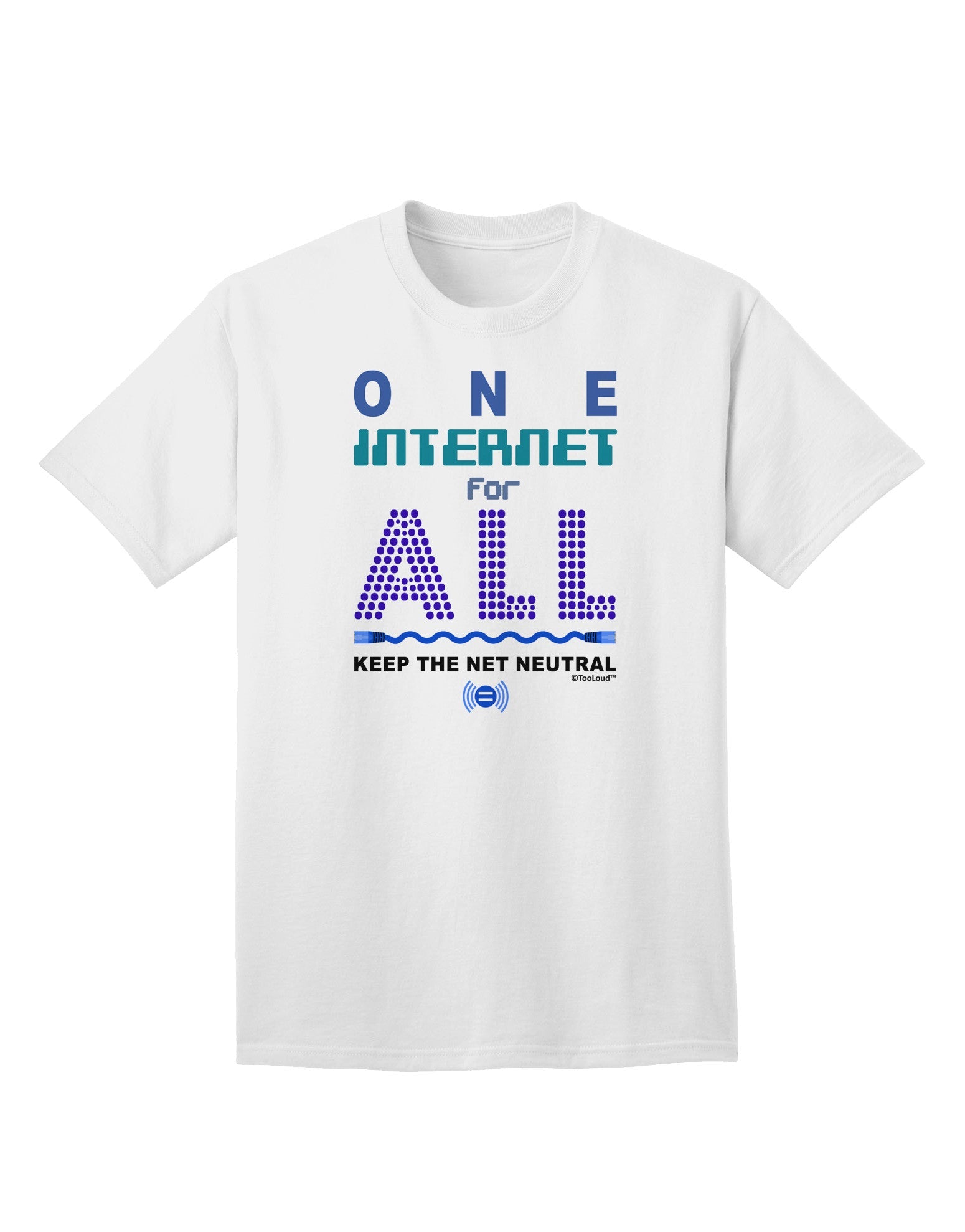 Unified Internet: Upholding Net Neutrality - Adult T-Shirt Collection-Mens T-shirts-TooLoud-White-Small-Davson Sales
