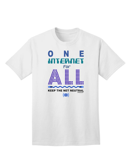 Unified Internet: Upholding Net Neutrality - Adult T-Shirt Collection-Mens T-shirts-TooLoud-White-Small-Davson Sales