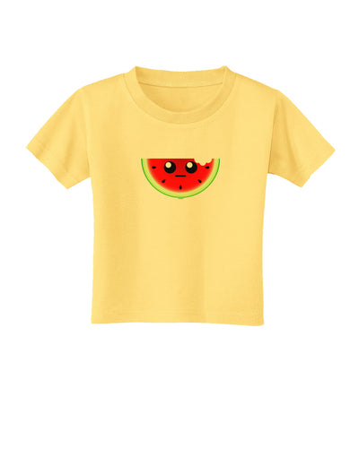 Unimpressed Watermelon Toddler T-Shirt-Toddler T-Shirt-TooLoud-Daffodil-Yellow-2T-Davson Sales