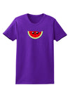 Unimpressed Watermelon Womens Dark T-Shirt-TooLoud-Purple-X-Small-Davson Sales