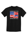 United We Stand Divided We Fall Childrens Dark T-Shirt-Childrens T-Shirt-TooLoud-Black-X-Small-Davson Sales