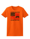 United We Stand Divided We Fall Womens T-Shirt-Womens T-Shirt-TooLoud-Orange-X-Small-Davson Sales