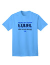 Universal Equality: All Bits Are Created Equal - Net Neutrality Adult T-Shirt Collection-Mens T-shirts-TooLoud-Aquatic-Blue-Small-Davson Sales