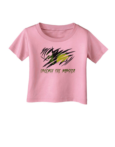 Unleash The Monster Infant T-Shirt-Infant T-Shirt-TooLoud-Candy-Pink-06-Months-Davson Sales