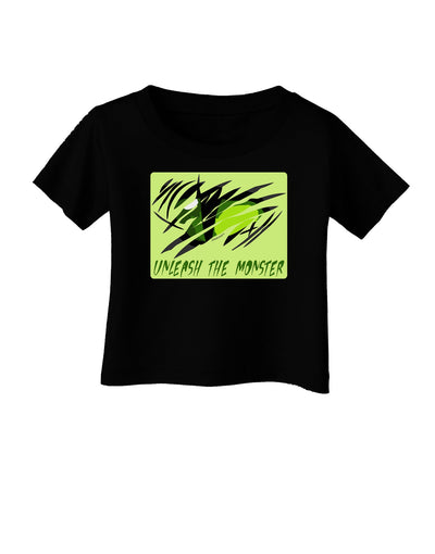 Unleash The Monster Infant T-Shirt Dark-Infant T-Shirt-TooLoud-Black-06-Months-Davson Sales