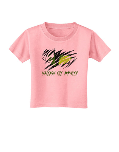 Unleash The Monster Toddler T-Shirt-Toddler T-Shirt-TooLoud-Candy-Pink-2T-Davson Sales