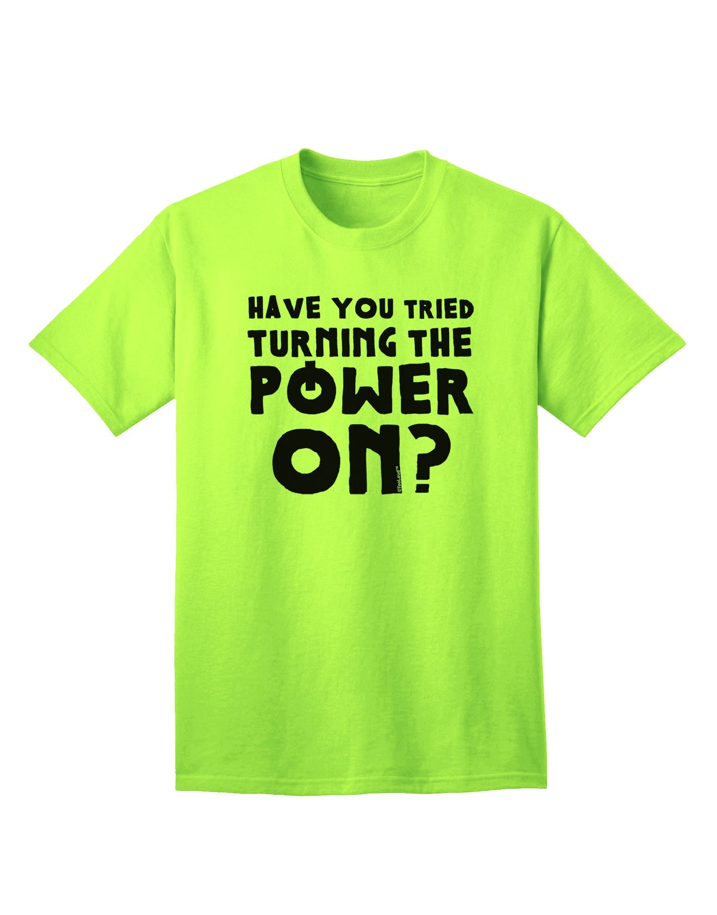 Unleashing Energy: Turning the Power On - Adult T-Shirt Collection-Mens T-shirts-TooLoud-Neon-Green-Small-Davson Sales