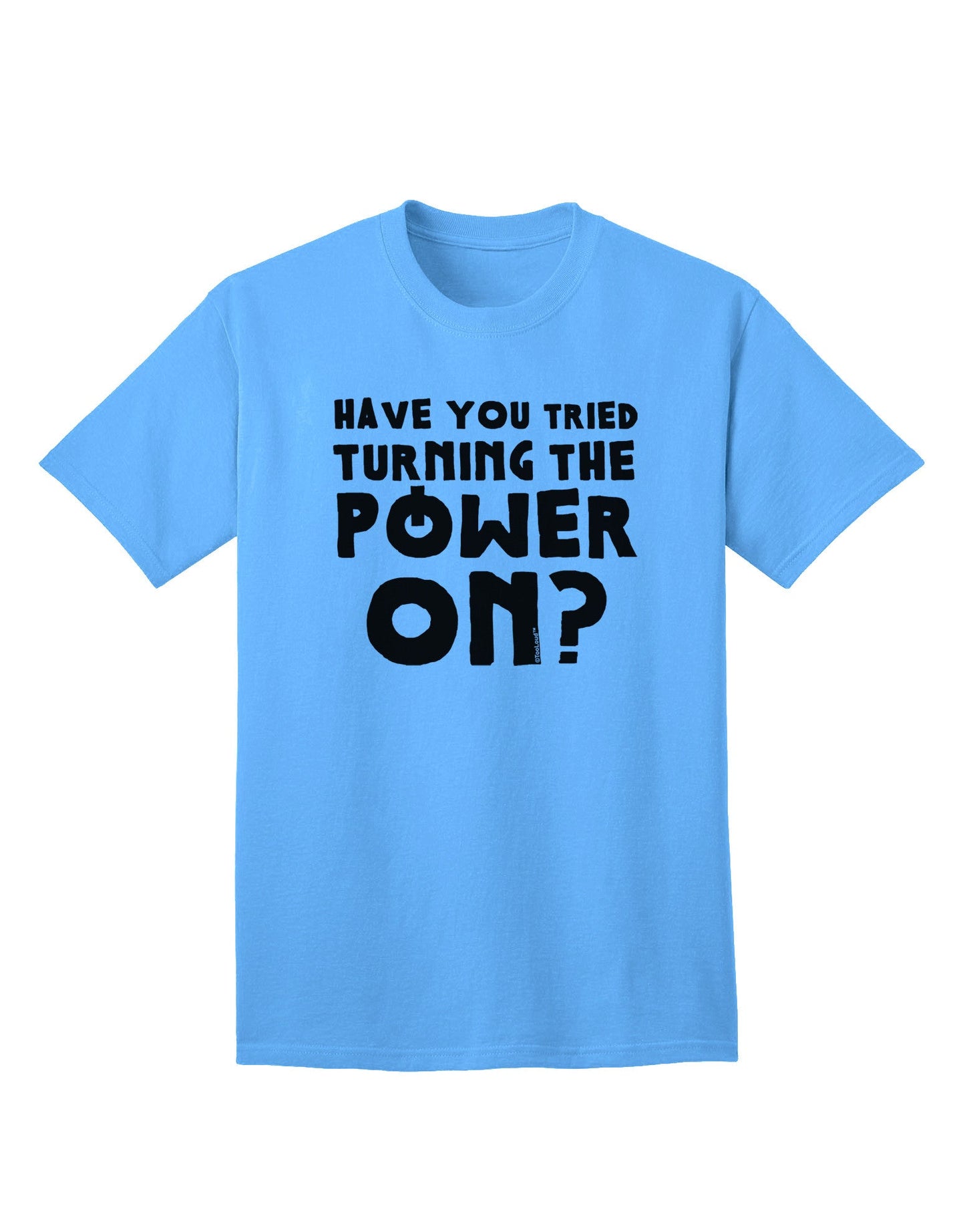Unleashing Energy: Turning the Power On - Adult T-Shirt Collection-Mens T-shirts-TooLoud-Aquatic-Blue-Small-Davson Sales