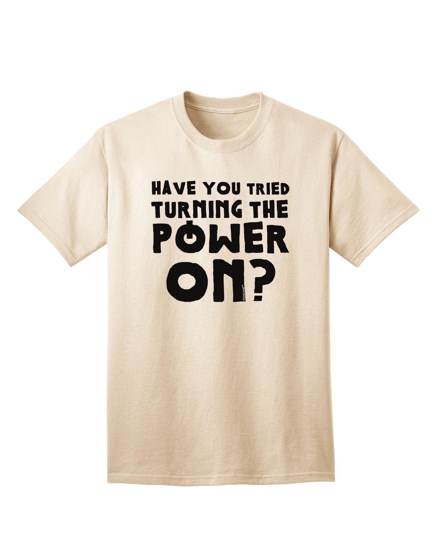 Unleashing Energy: Turning the Power On - Adult T-Shirt Collection-Mens T-shirts-TooLoud-Natural-Small-Davson Sales