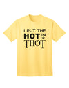 Unleashing Your Inner Fire: I Put the HOT in THOT Adult T-Shirt Collection-Mens T-shirts-TooLoud-Yellow-Small-Davson Sales