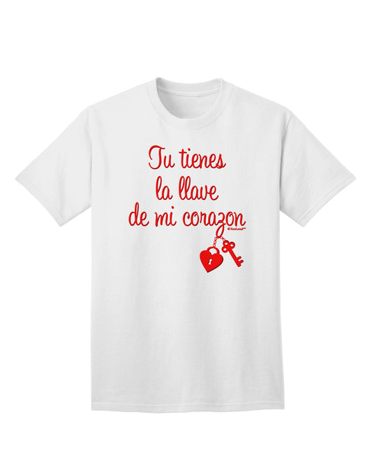Unlock My Heart Adult T-Shirt by TooLoud - A Captivating Addition to Your Wardrobe-Mens T-shirts-TooLoud-White-Small-Davson Sales