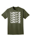 Untz Untz Untz Untz Untz EDM Design Adult Dark T-Shirt-Mens T-Shirt-TooLoud-Military-Green-Small-Davson Sales