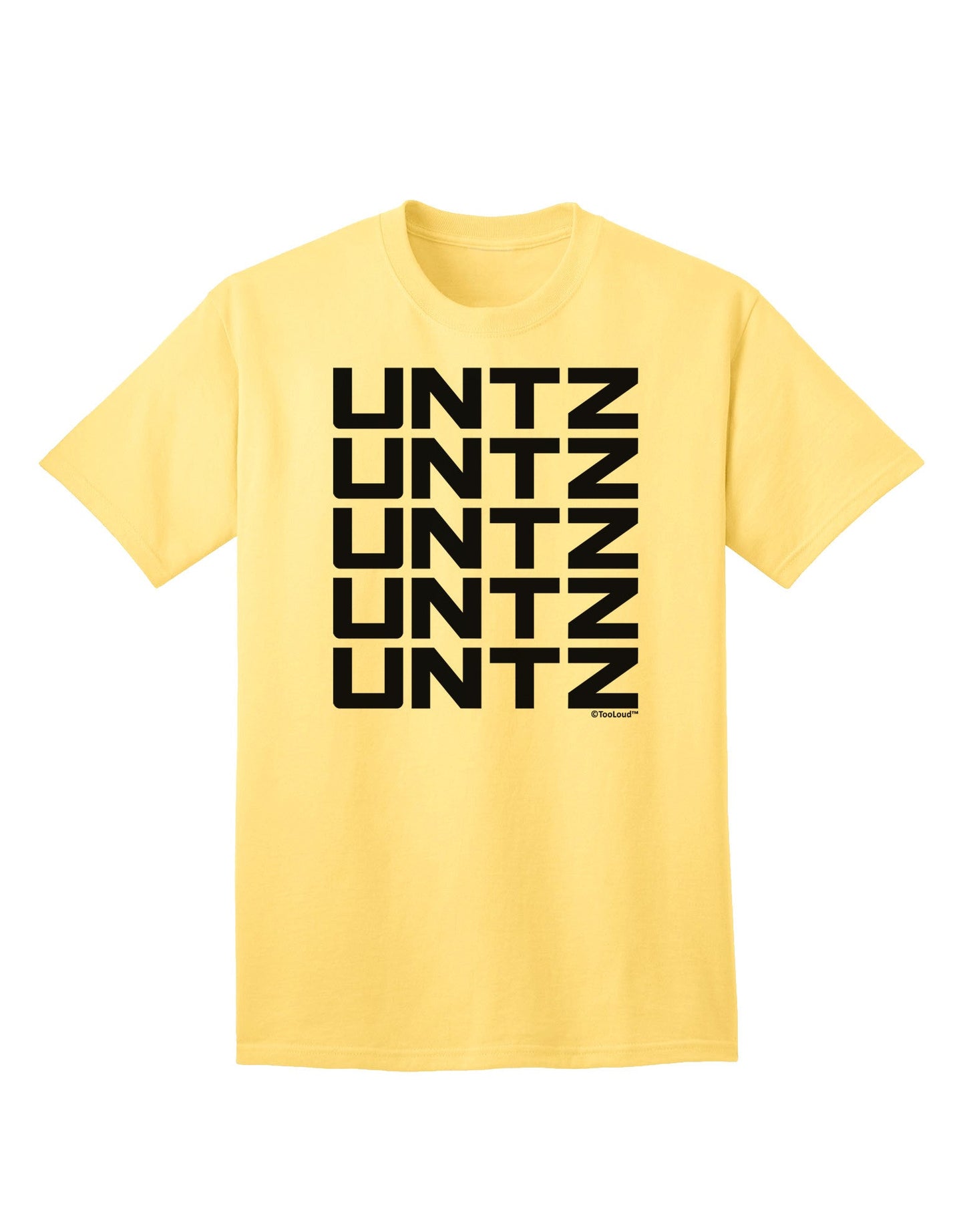 Untz Untz Untz Untz Untz EDM Design Adult T-Shirt-Mens T-Shirt-TooLoud-Yellow-Small-Davson Sales