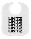 Untz Untz Untz Untz Untz EDM Design Baby Bib