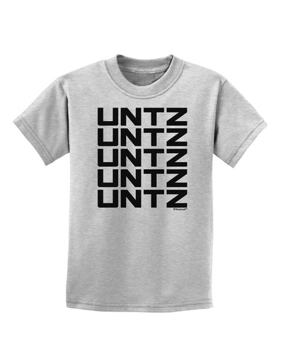 Untz Untz Untz Untz Untz EDM Design Childrens T-Shirt-Childrens T-Shirt-TooLoud-AshGray-X-Small-Davson Sales