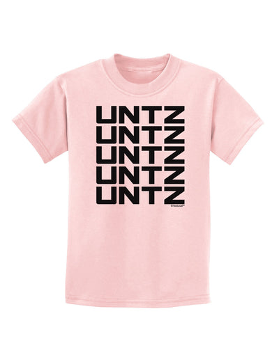 Untz Untz Untz Untz Untz EDM Design Childrens T-Shirt-Childrens T-Shirt-TooLoud-PalePink-X-Small-Davson Sales