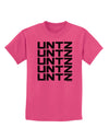 Untz Untz Untz Untz Untz EDM Design Childrens T-Shirt-Childrens T-Shirt-TooLoud-Sangria-X-Small-Davson Sales