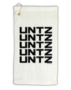 Untz Untz Untz Untz Untz EDM Design Micro Terry Gromet Golf Towel 16 x 25 inch-Golf Towel-TooLoud-White-Davson Sales