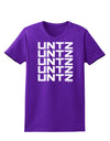 Untz Untz Untz Untz Untz EDM Design Womens Dark T-Shirt-TooLoud-Purple-X-Small-Davson Sales