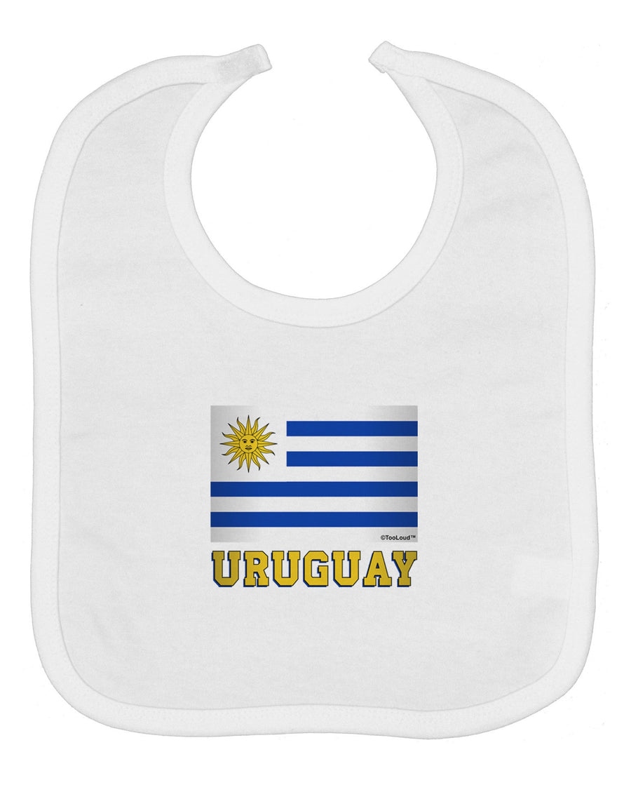 Uruguay Flag Baby Bib