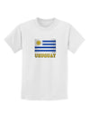 Uruguay Flag Childrens T-Shirt-Childrens T-Shirt-TooLoud-White-X-Small-Davson Sales