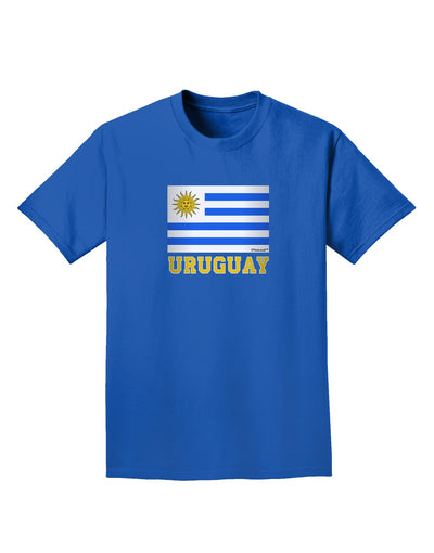 Uruguay Flag Dark Adult Dark T-Shirt-Mens T-Shirt-TooLoud-Royal-Blue-Small-Davson Sales