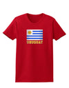 Uruguay Flag Dark Womens Dark T-Shirt-TooLoud-Red-X-Small-Davson Sales