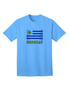 Uruguay Flag Inspired Adult T-Shirt - A Patriotic Fashion Statement-Mens T-shirts-TooLoud-Aquatic-Blue-Small-Davson Sales