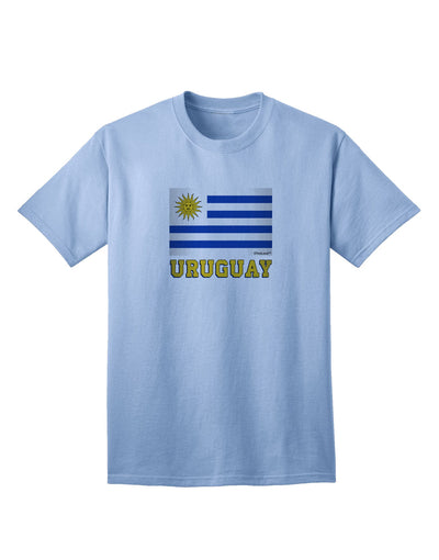 Uruguay Flag Inspired Adult T-Shirt - A Patriotic Fashion Statement-Mens T-shirts-TooLoud-Light-Blue-Small-Davson Sales