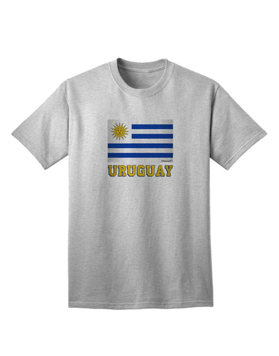 Uruguay Flag Inspired Adult T-Shirt - A Patriotic Fashion Statement-Mens T-shirts-TooLoud-AshGray-Small-Davson Sales