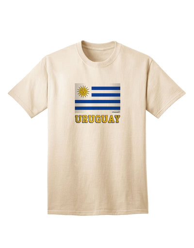 Uruguay Flag Inspired Adult T-Shirt - A Patriotic Fashion Statement-Mens T-shirts-TooLoud-Natural-Small-Davson Sales