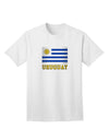 Uruguay Flag Inspired Adult T-Shirt - A Patriotic Fashion Statement-Mens T-shirts-TooLoud-White-Small-Davson Sales