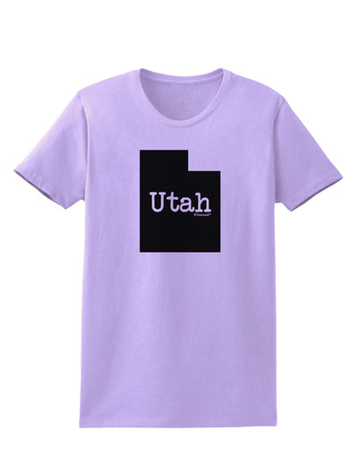 Utah - United States Shape Womens T-Shirt by TooLoud-Womens T-Shirt-TooLoud-Lavender-X-Small-Davson Sales