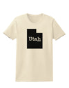 Utah - United States Shape Womens T-Shirt by TooLoud-Womens T-Shirt-TooLoud-Natural-X-Small-Davson Sales