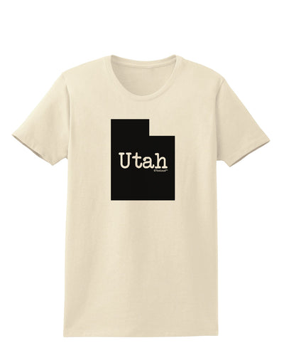 Utah - United States Shape Womens T-Shirt by TooLoud-Womens T-Shirt-TooLoud-Natural-X-Small-Davson Sales