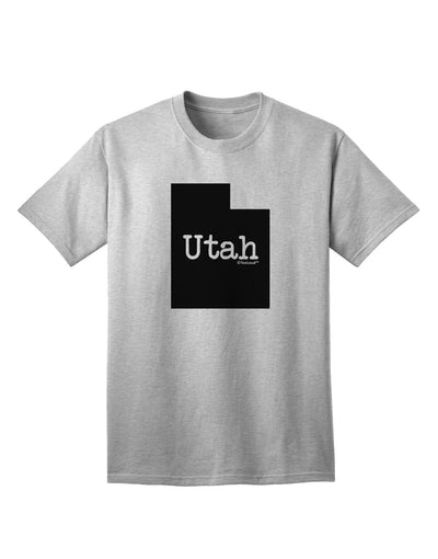 Utah - United States Silhouette Adult T-Shirt by TooLoud-Mens T-shirts-TooLoud-AshGray-Small-Davson Sales