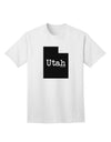 Utah - United States Silhouette Adult T-Shirt by TooLoud-Mens T-shirts-TooLoud-White-Small-Davson Sales