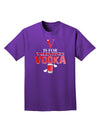 V Is For Vodka Adult Dark T-Shirt-Mens T-Shirt-TooLoud-Purple-Small-Davson Sales