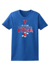 V Is For Vodka Womens Dark T-Shirt-Womens T-Shirt-TooLoud-Royal-Blue-X-Small-Davson Sales