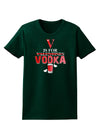 V Is For Vodka Womens Dark T-Shirt-Womens T-Shirt-TooLoud-Forest-Green-Small-Davson Sales