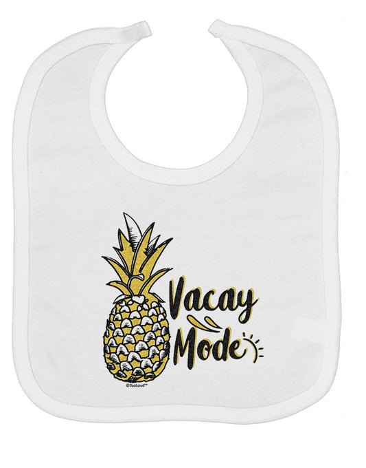 Vacay Mode Pinapple Baby Bib