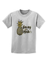 Vacay Mode Pinapple Childrens T-Shirt-Childrens T-Shirt-TooLoud-AshGray-X-Small-Davson Sales