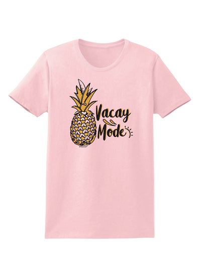 Vacay Mode Pinapple Womens T-Shirt-Womens T-Shirt-TooLoud-PalePink-X-Small-Davson Sales
