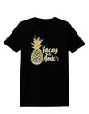 Vacay Mode Pinapple Dark Womens Dark T-Shirt Black 3XL Tooloud